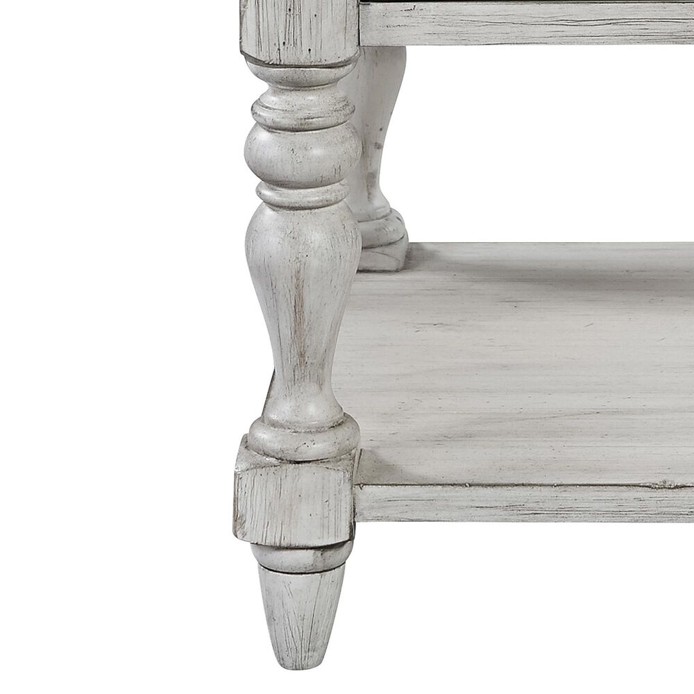 Belle Furnishings Farmhouse Reimagined 1 Drawer Night Stand in White, , large