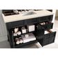 James Martin Vanities Brookfield 48" Single Bathroom Vanity in Antique Black with 3 cm Eternal Marfil Quartz Top and Rectangle Sink, , large