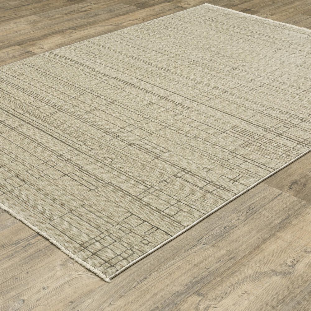 Oriental Weavers Capella Beige and Brown 3&#39;3&quot; x 5&#39; Area Rug, , large