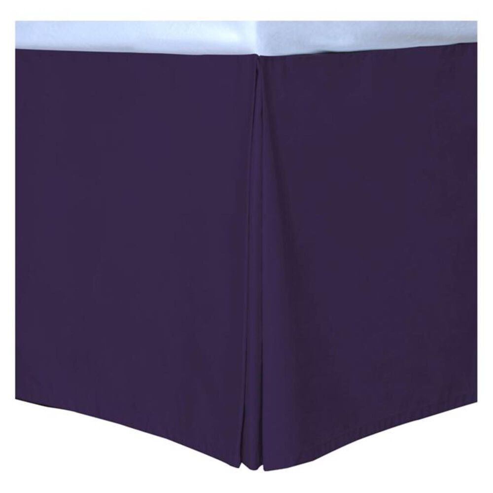 Epoch Hometex Cotton Loft Colors King Bed Skirt in Fig, , large