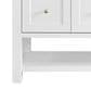 James Martin Vanities Breckenridge 60" Single Bathroom Vanity in Bright White with Single Hole 3 cm White Zeus Quartz Top and Rectangular Sink, , large