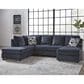 Ashley Maxon Place 2-Piece Right Facing Stationary Sectional in Navy, , large