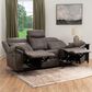 Linon Home Decor Galloway Manual Sofa in Stone Gray, , large