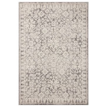 Magnolia Home Gigi Grey and Ivory 6"7" x 9"2" Area Rug, , large