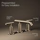 Kohler Purist Widespread Bathroom Sink Faucet in Vibrant Brushed Bronze, , large