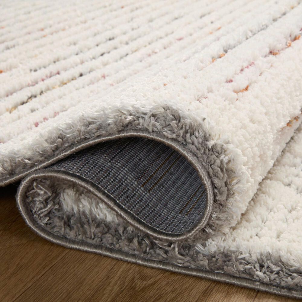Loloi Levitt Shag 7&#39;10&quot; x 10&#39; Ivory and Multicolor Area Rug, , large
