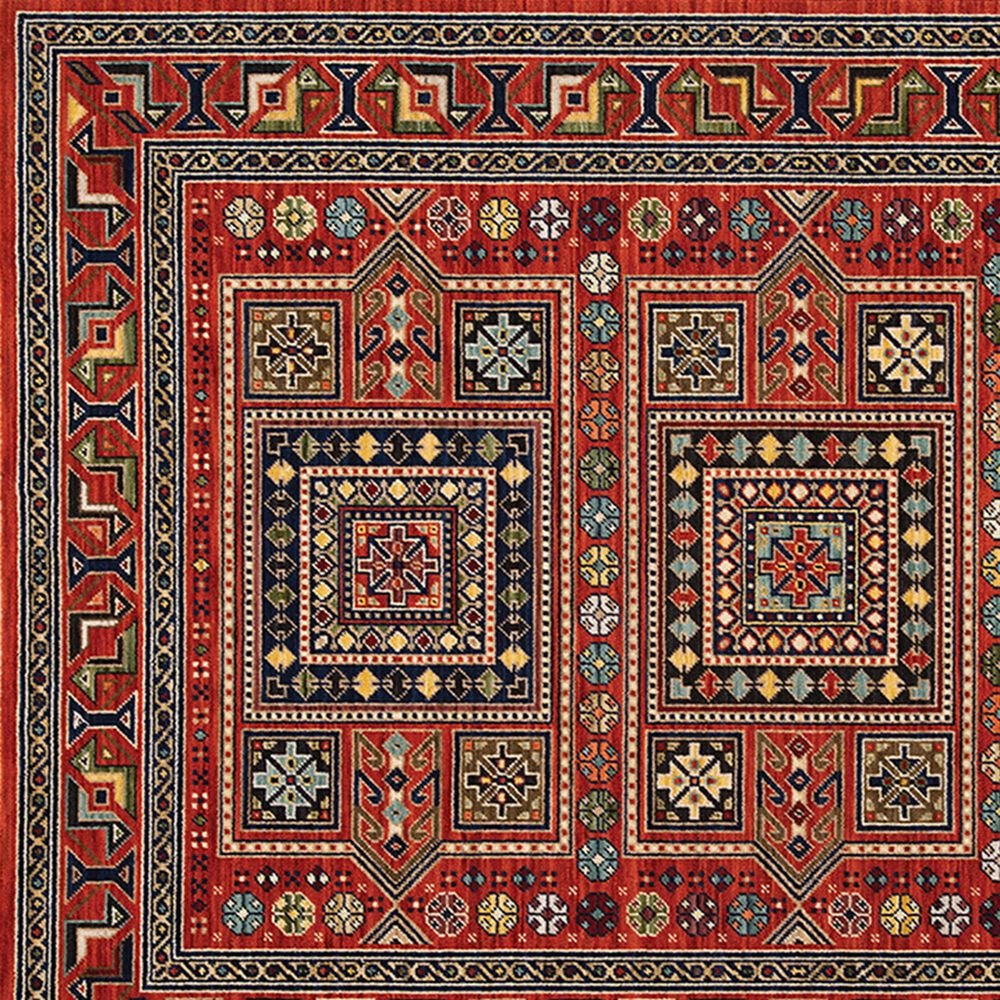 Oriental Weavers Lilihan Geometric 002C6 6&#39;7&quot; x 9&#39;6&quot; Red Area Rug, , large