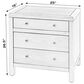 Butler Specialty Company Nora 3 Drawer Nightstand in Walnut Brown, , large
