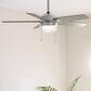 Hunter Anisten 44" Indoor Ceiling Fan with LED Light in Brushed Nickel, , large