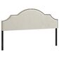 Richlands Furniture Cynthia Upholstered King Adjustable Headboard in Cream, , large