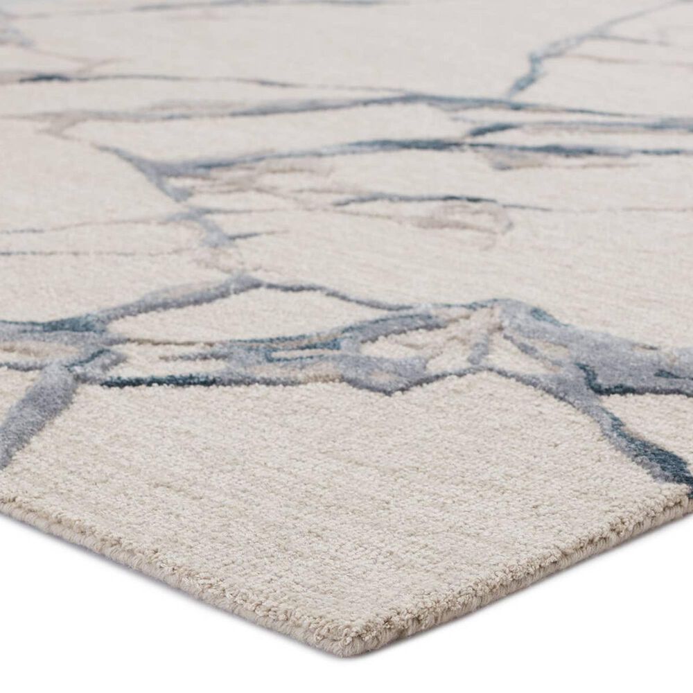 Jaipur Fragment Shattered Blue and Gray 13' x 18' Area Rug, , large