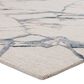 Jaipur Fragment Shattered Blue and Gray 13" x 18" Area Rug, , large