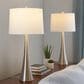 LumiSource Diana Metal Table Lamp in Brushed Nickel (Set of 2), , large