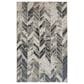 Feizy Micah 8" x 10" Gray and Silver Area Rug, , large
