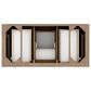 James Martin Vanities Brookfield 48" Single Bathroom Vanity in Pecan with 3 cm Parisien Bleu Quartz Top and Rectangular Sink, , large