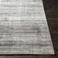 Surya Presidential Abstract 3"3" x 8" Charcoal, Ivory and Blue Runner, , large