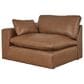 Ashley Emilia 4-Piece Stationary Reversible Sectional Sofa with Ottoman in Caramel, , large
