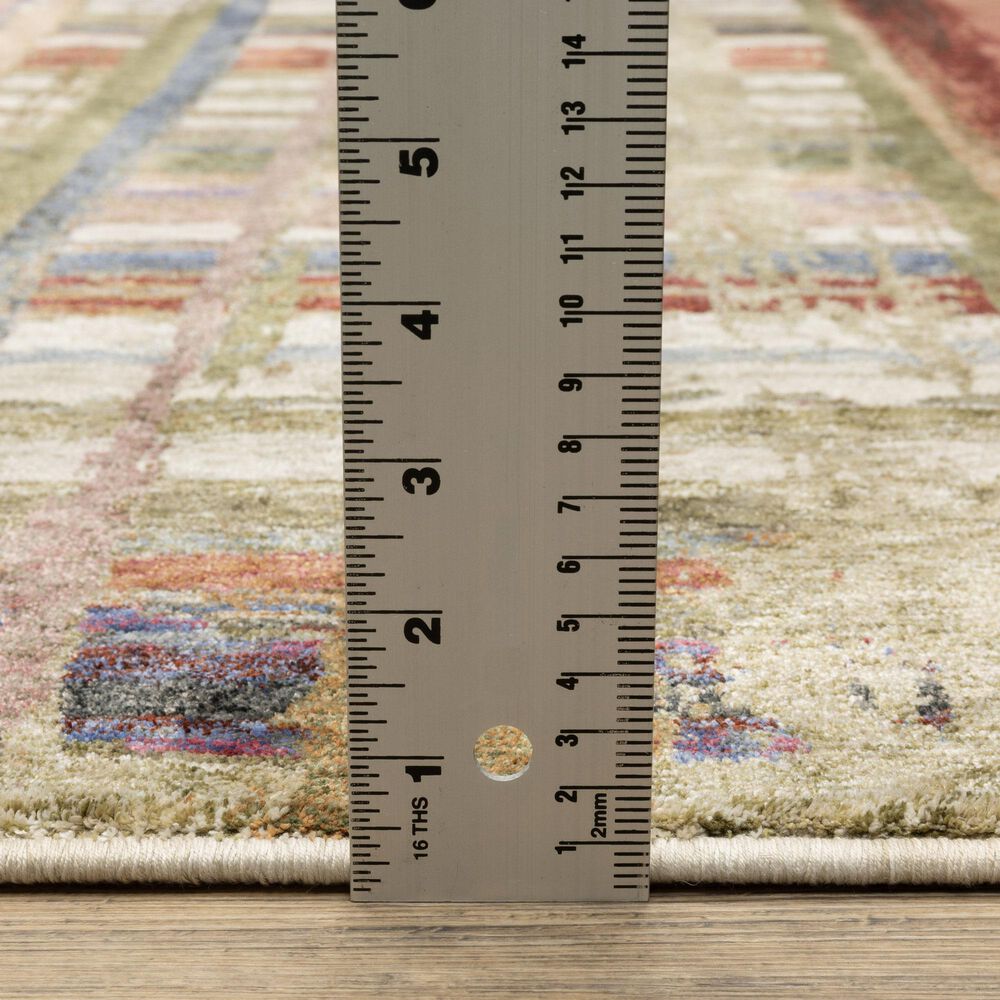 Oriental Weavers Tisdell TIS08 Multicolor 2&#39;3&quot; x 7&#39;6&quot; Runner, , large