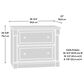 Sauder Palladia 2-Drawer Lateral File Cabinet in Wind Oak, , large