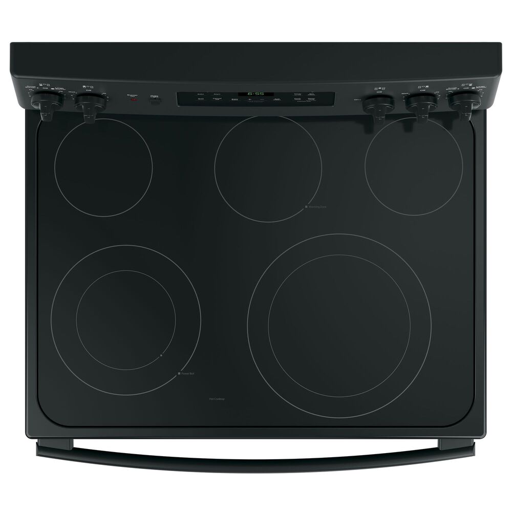GE Appliances 2-Piece Kitchen Package with 30&#39;&#39; Electric Range and Sensor Microwave Oven in Black, , large