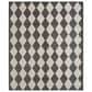 Nourison Positano Geometric Black 6" x 9" Indoor/Outdoor Area Rug, , large