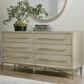Hooker Furniture Cascade 6-Drawer Dresser in Taupe and Champagne, , large
