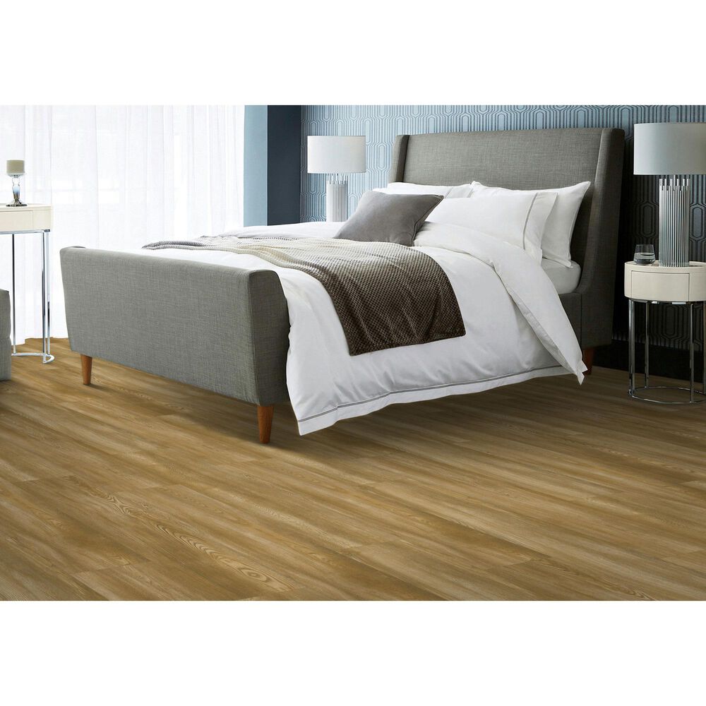 Karastan Curated Grain Acorn 9" x 60" Luxury Vinyl Plank, , large