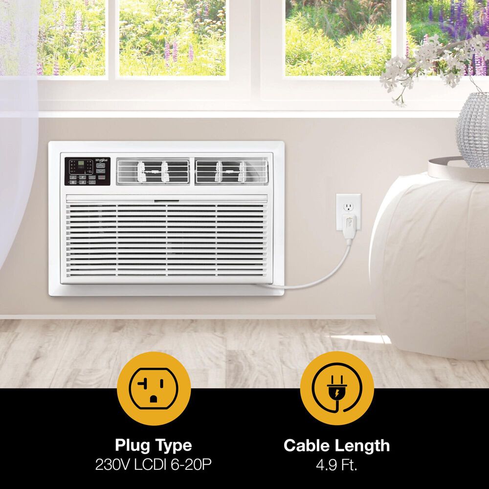Whirlpool 14000 BTU Through the Wall Conditioner with Heat and Cool in White, , large