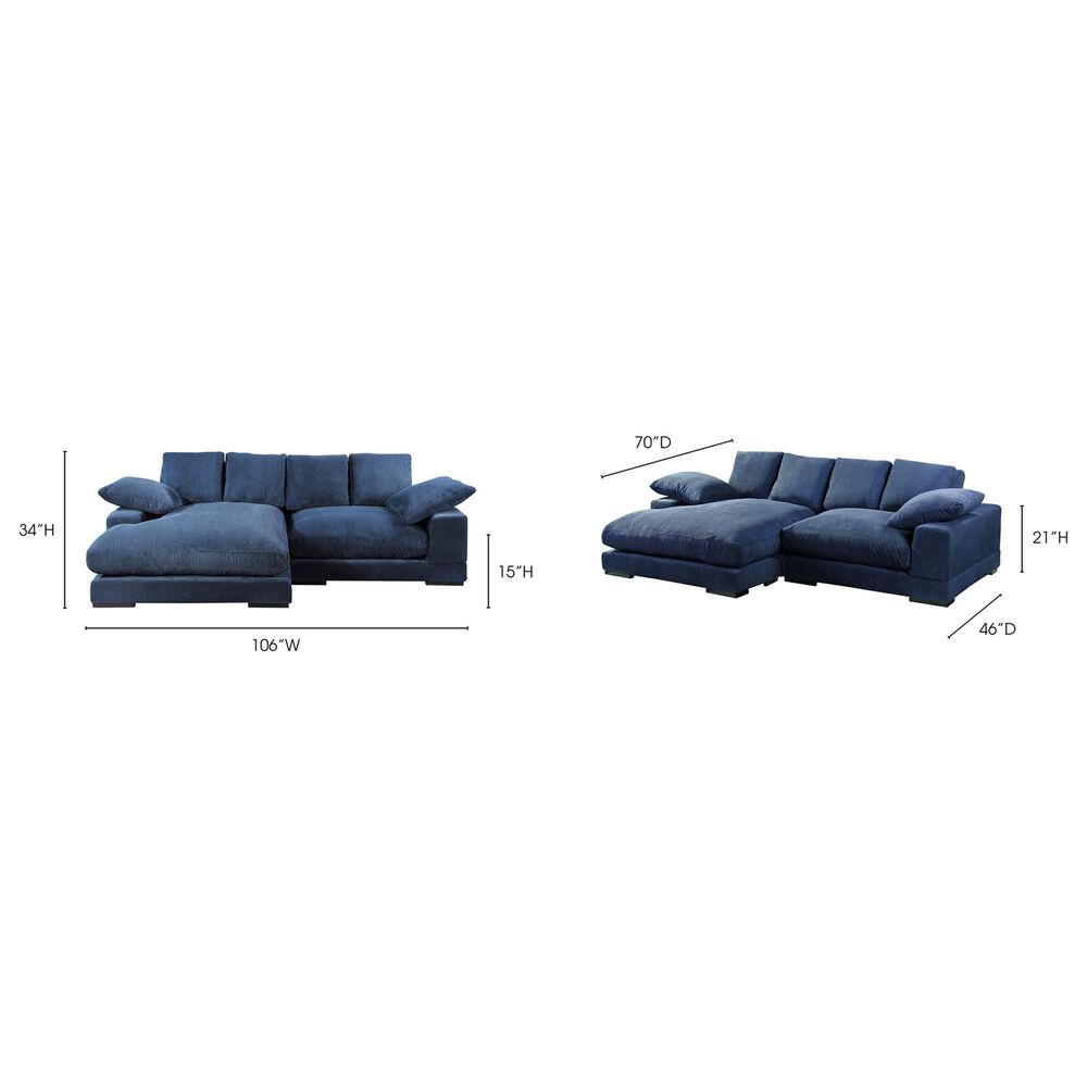 Moe&#39;s Home Collection Plunge Sectional in Blue, , large
