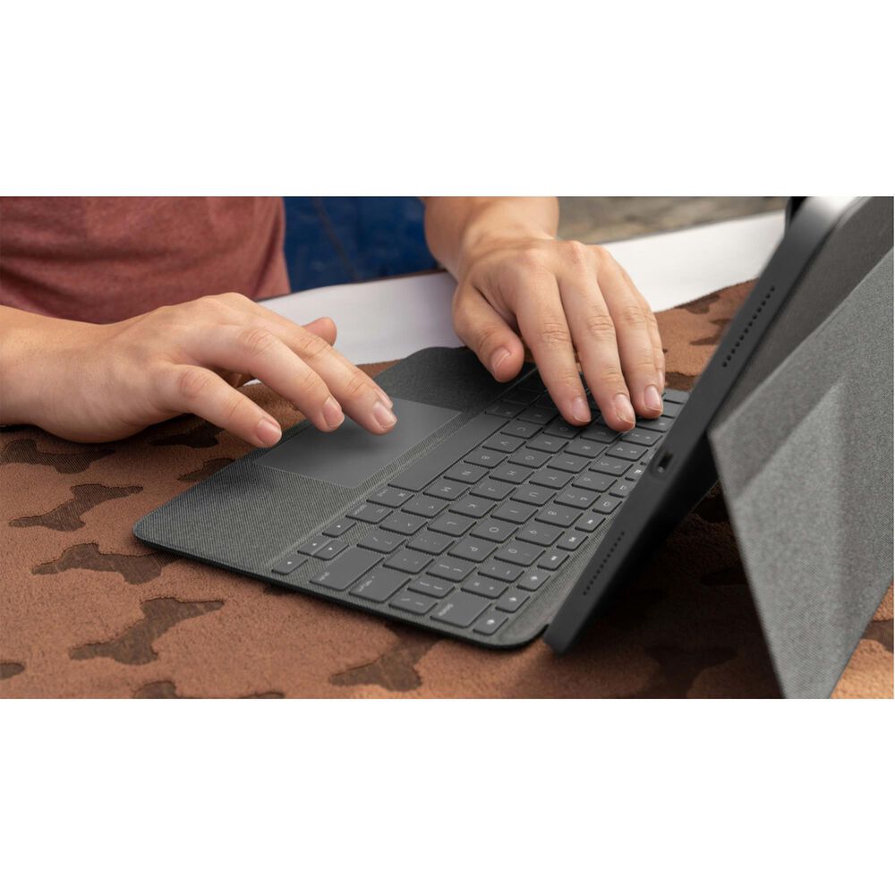 Logitech Combo Touch Keyboard Case for Apple iPad 10th Generation in Oxford Grey, , large