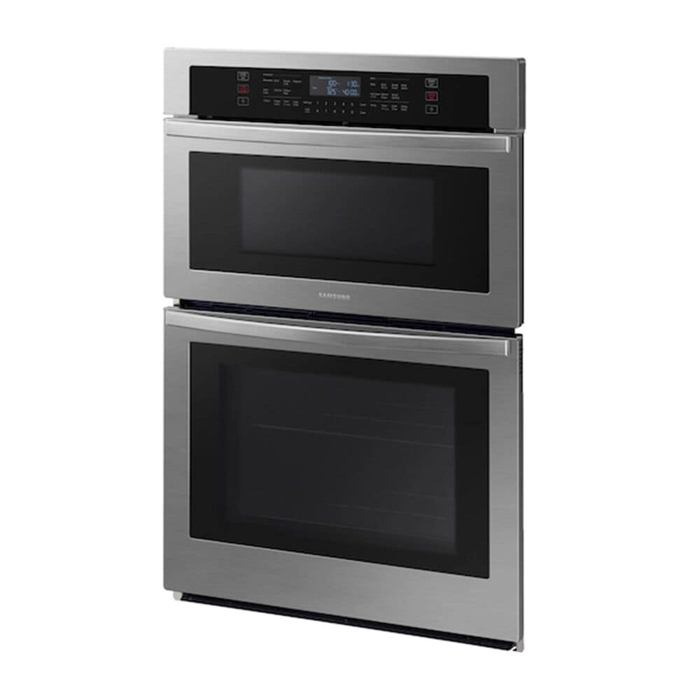 Samsung 30&quot; Smart Electric Wall Oven with Microwave Combination in Stainless Steel, , large