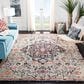Safavieh Madison MAD447B 10" x 14" Beige and Black Area Rug, , large
