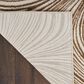 Nourison Central Park West CEP02 Beige and Brown 6" x 9" Area Rug, , large