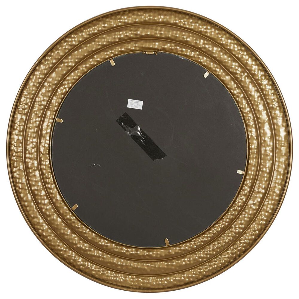 Maple and Jade Glam Metal Wall Mirror in Gold, , large