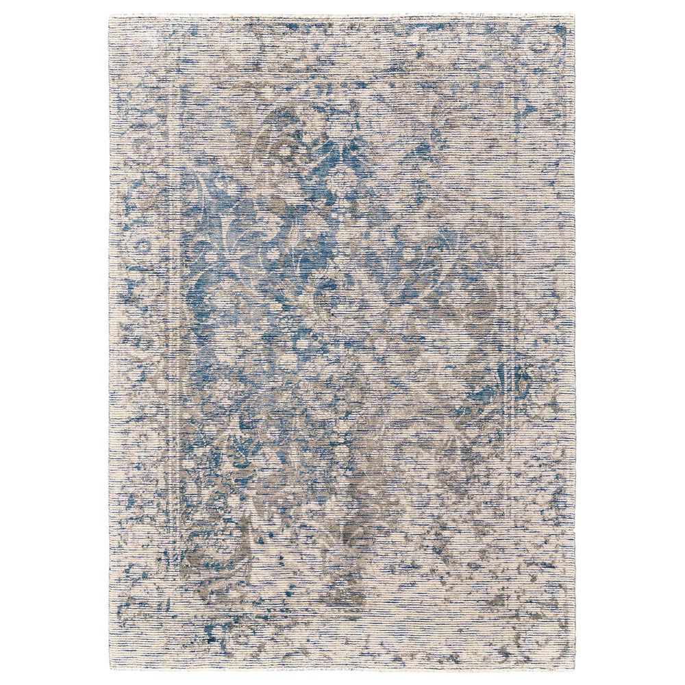 Feizy Reagan 8685F 5" x 8" Blue Area Rug, , large