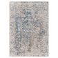 Feizy Reagan 8685F 5" x 8" Blue Area Rug, , large