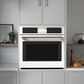 Cafe 2-Piece Kitchen Package with Matte White 30" Smart Built-In Convection Single Wall Oven and Stainless Steel 30" Gas Cooktop, , large