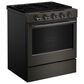 KitchenAid 2-Piece Kitchen Package with 30" Slide-In Smart Gas Range and 30" Over-the-Range Microwave Oven in Black Ore, , large