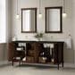James Martin Kinnsden 72" Double Bathroom Vanity in Sable Oak with 3 cm Phantome Eclos Top and Rectangular Sinks, , large