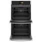 GE Profile 2-Piece Kitchen Package with Stainless Steel 30" Smart Built-In Convection Double Wall Oven and Black 36" Induction Cooktop, , large