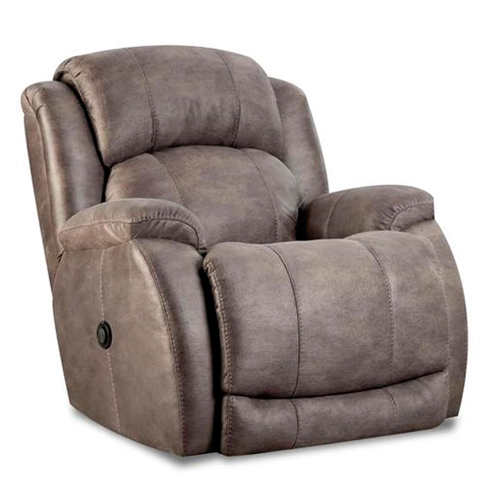 HomeStretch Denali Power Rocker Recliner in Gray , , large