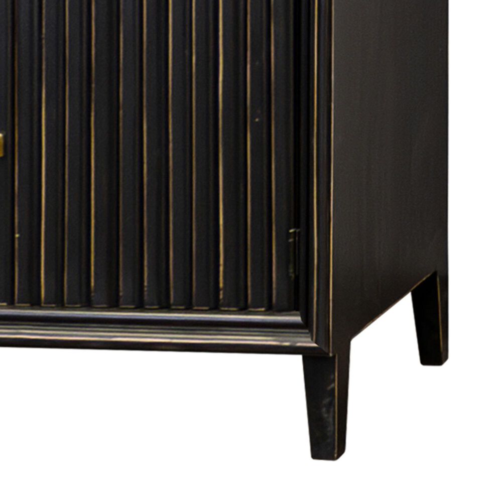 Ardent Home Riley 2-Door Small Console in Golden Black, , large