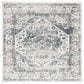 Safavieh Oregon 6"7" Square Ivory and Blue Area Rug, , large