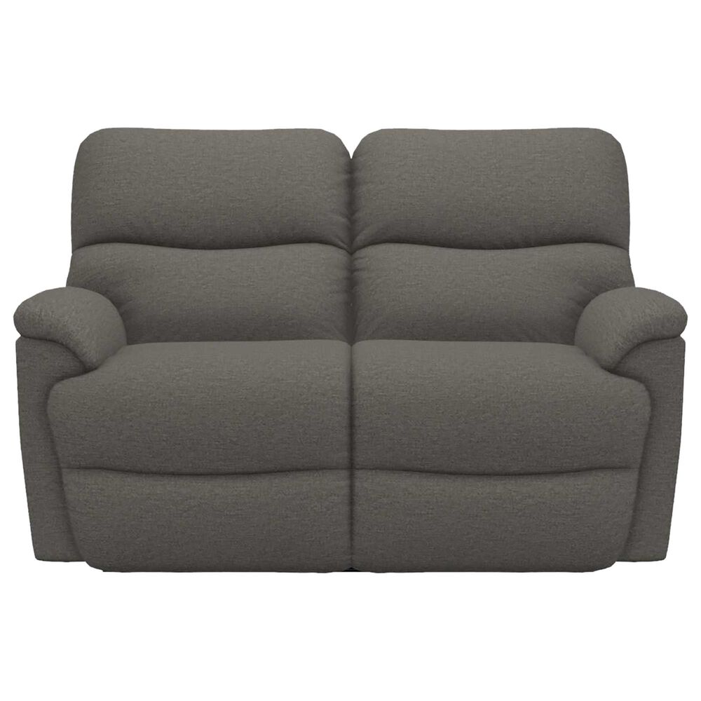 La-Z-Boy Trouper Manual Reclining Loveseat in Charcoal, , large