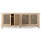 Jennifer Taylor Home Arden 97" 4-Door Sideboard in Heritage Light Natural Brown, , large