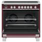 Fisher and Paykel 36" Classic Induction Range with 5 Burners in Red, , large