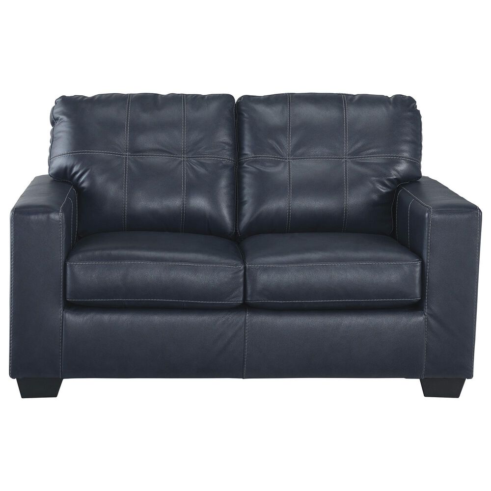 Ashley Santorine Stationary Loveseat in Ocean, , large