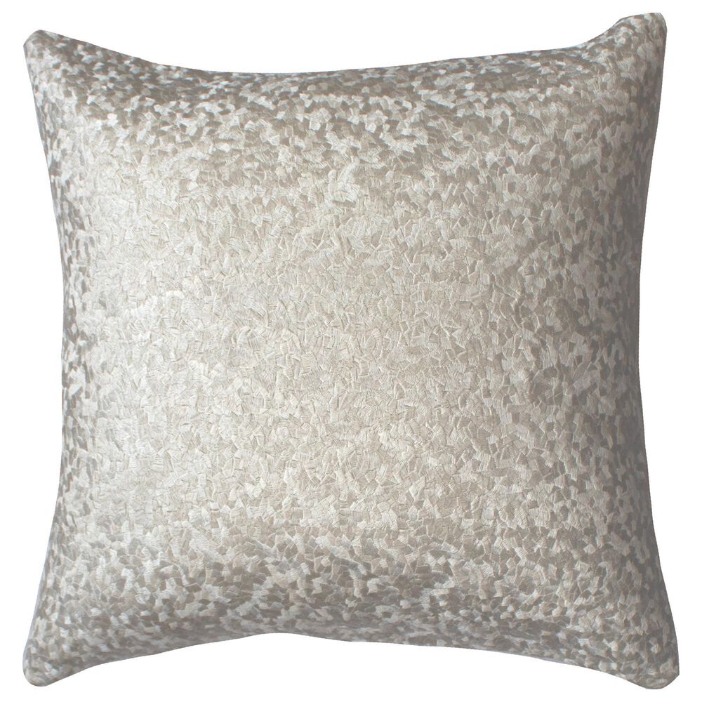 Ann Gish Diamond Dust 24" x 24" Square Throw Pillow in Pearl, , large
