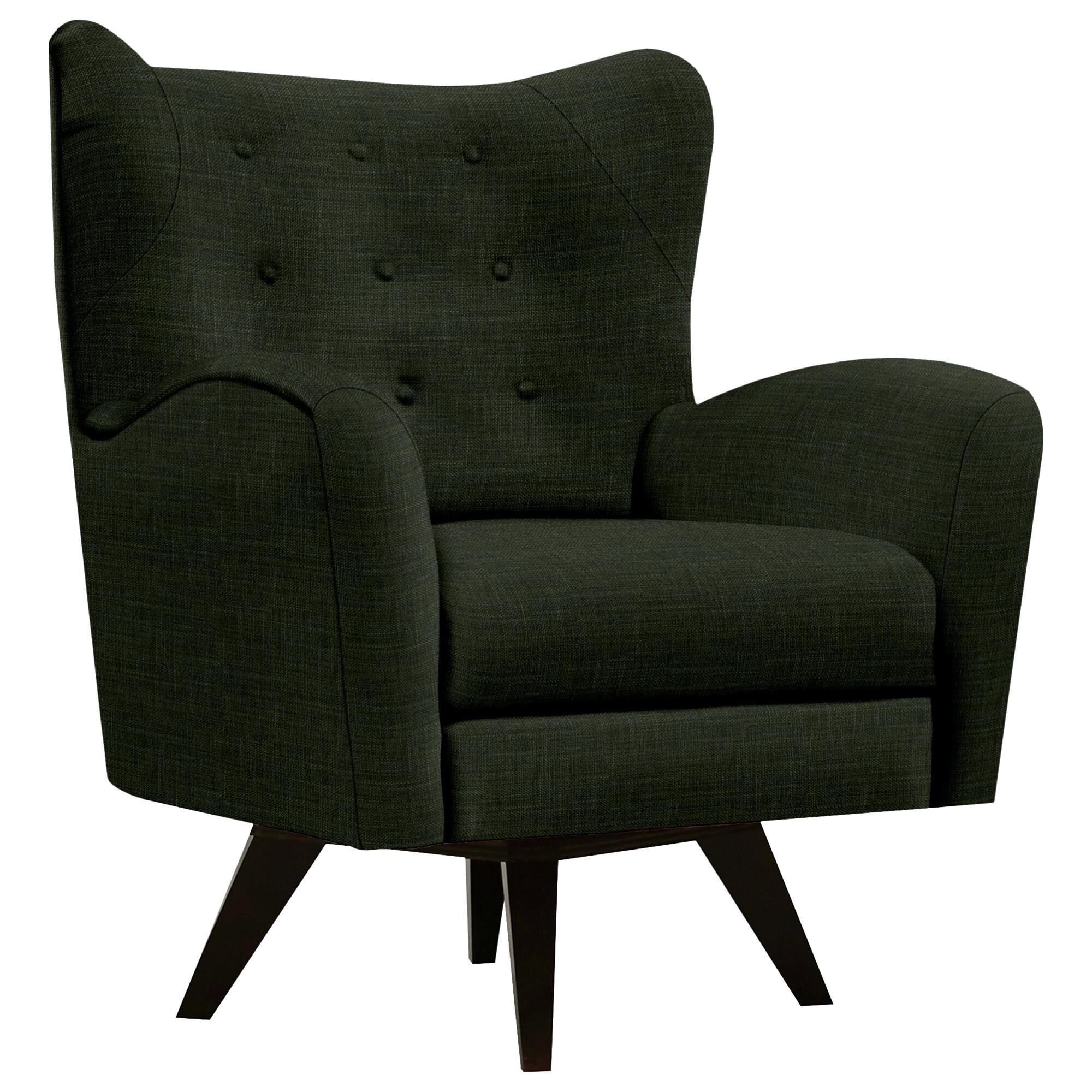 Ball Creek Designs Harlow Swivel Chair in Prelude Alpine NFM