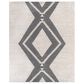 Surya Azalea 10" x 14" Black and Ivory Indoor/Outdoor Area Rug, , large